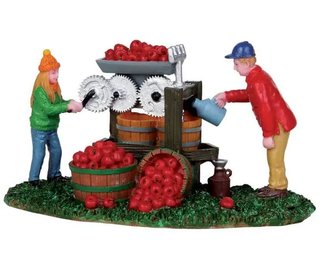 lemax-cider-pressing-dad-figurine-village-de-no-l image 1