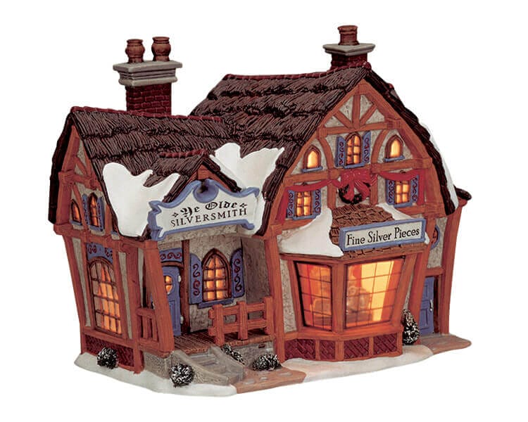 lemax-ye-olde-silversmith-boutique-artisan-lumineuse-village-miniature image 1