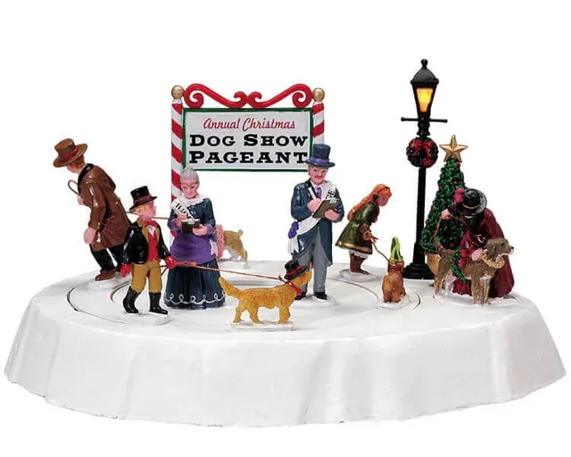 lemax-dog-show-pageant-figurine-exposition-canine-no-l image 1