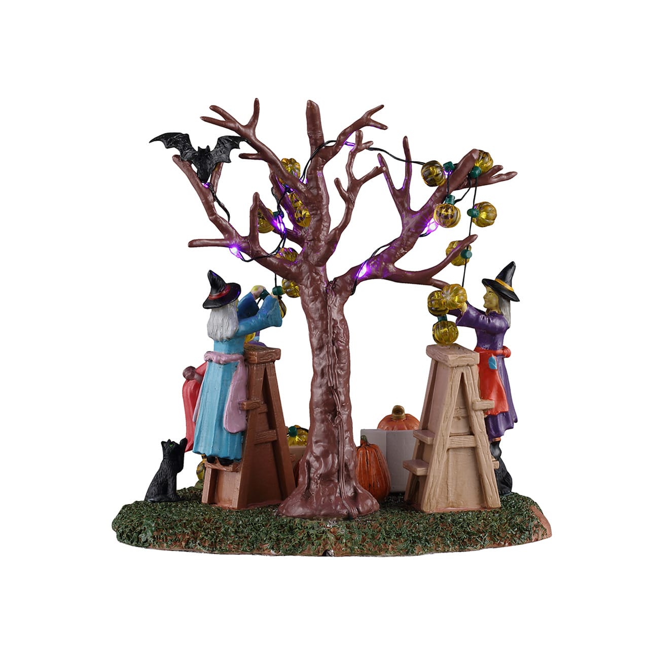lemax-decorating-the-spooky-tree-figurine-village-halloween-spooky-town image 4