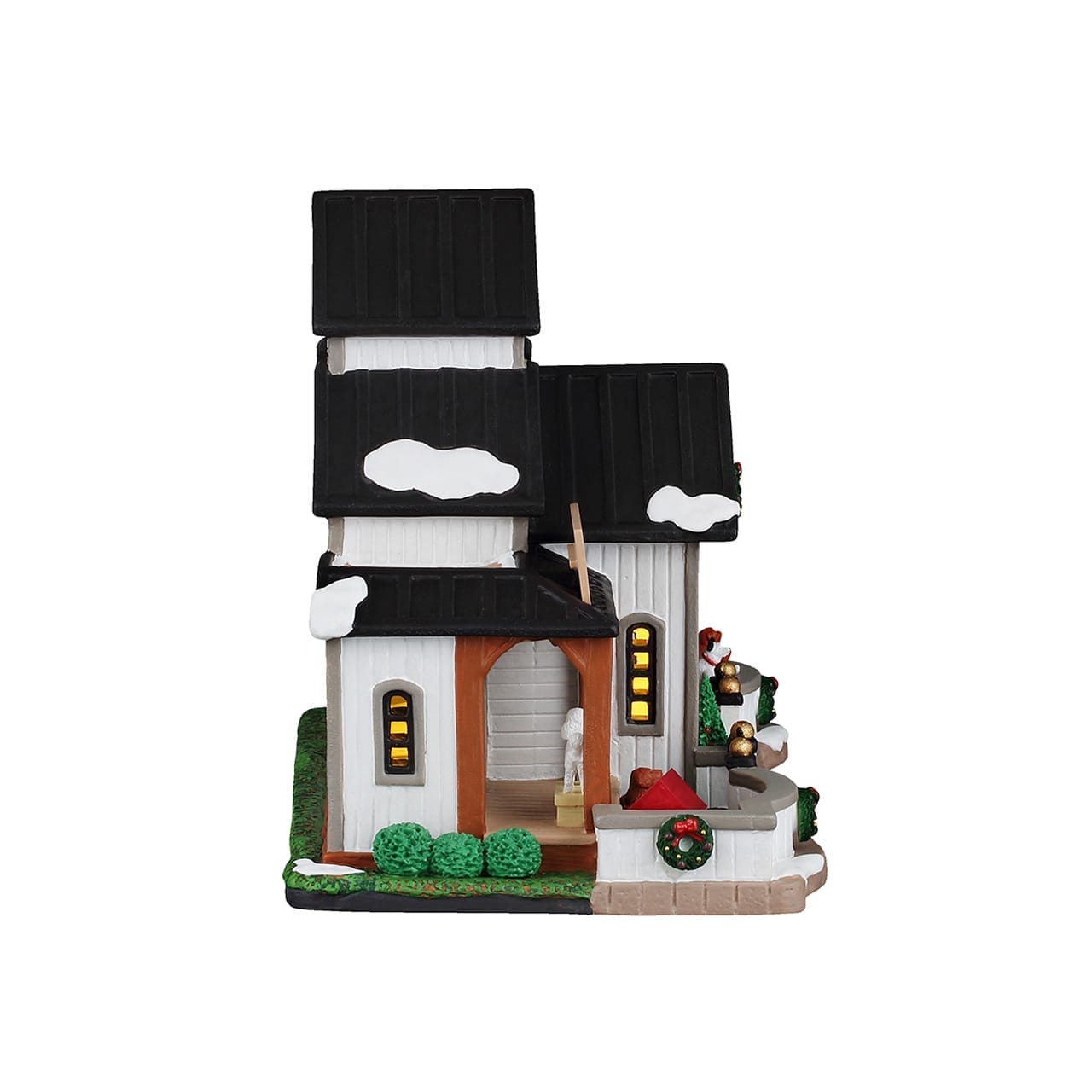 lemax-pampered-pup-pet-resort-b-timent-lumineux-village-de-no-l image 2