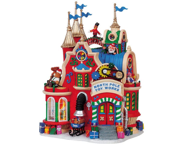 lemax-north-pole-toy-works-fabrique-de-jouets-lumineuse-village-de-no-l image 1