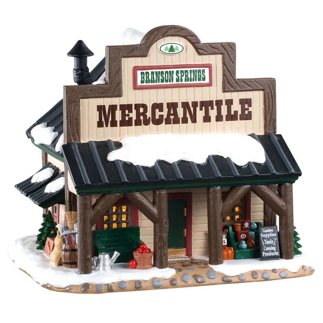 lemax-branson-springs-mercantile-boutique-jardinage-vail-village-lumineuse image 1