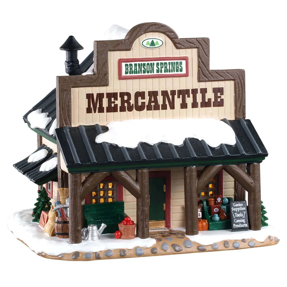 lemax-branson-springs-mercantile-boutique-jardinage-vail-village-lumineuse image 1