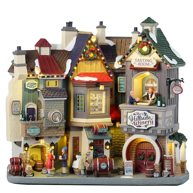 lemax-caddington-the-hillside-winery-b-timent-de-village-miniature-lumineux image 1