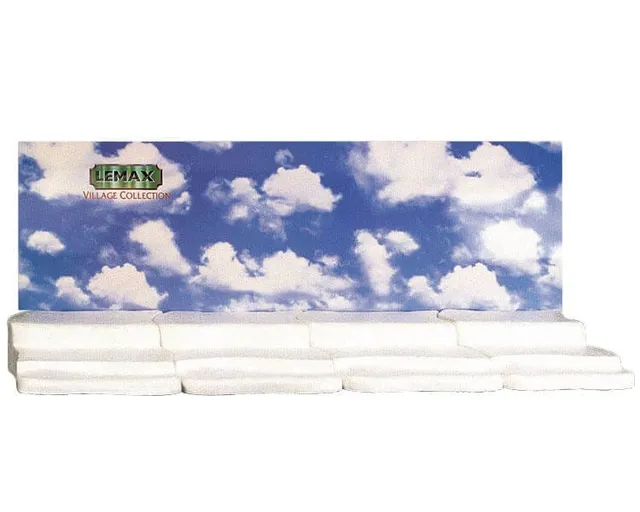 lemax-cloud-4-foot-tapis-neige-d-cor-village-miniature-122-cm image 1