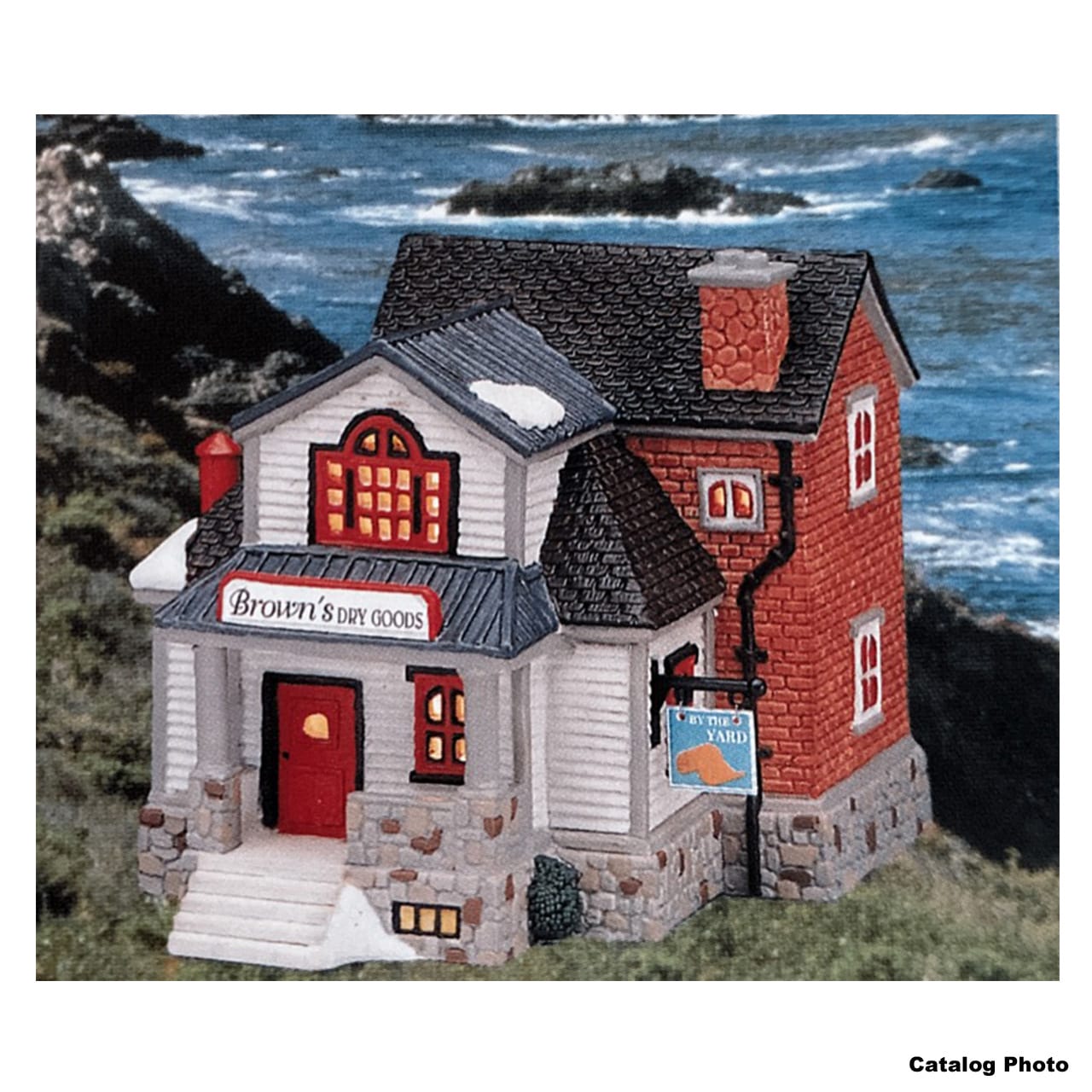 lemax-brown-s-dry-goods-boutique-miniature-lumineuse-village-de-no-l image 1