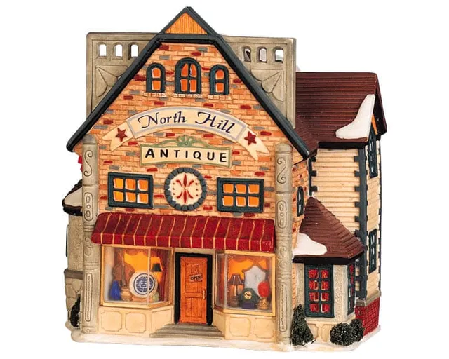 lemax-north-hill-antique-b-timent-de-village-miniature-lumineux image 1