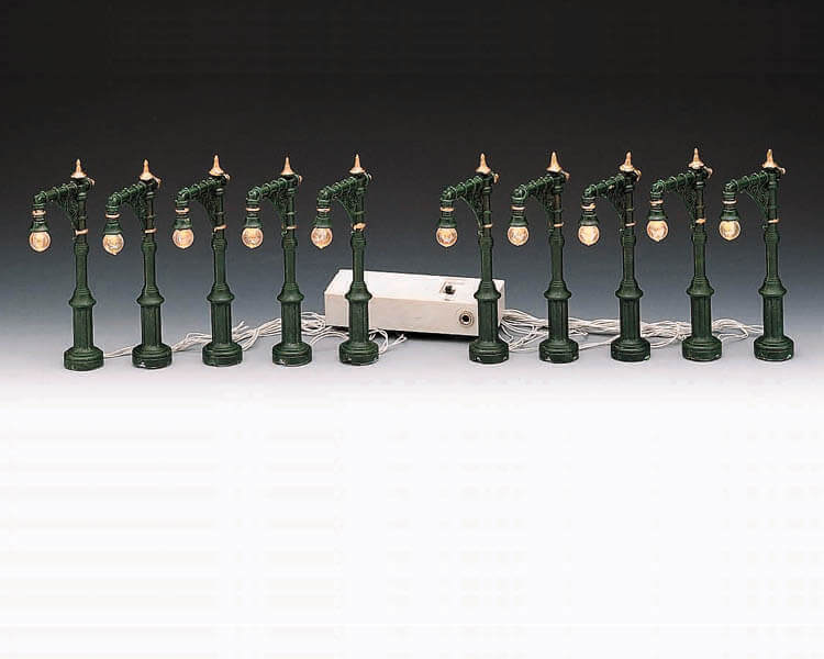 lemax-4-victorian-street-lamp-lot-de-4-r-verb-res-miniatures image 1