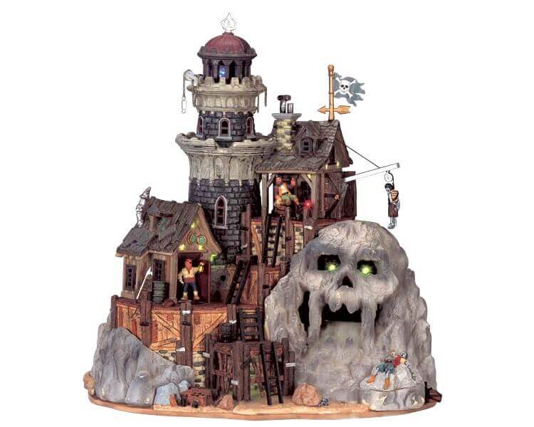 lemax-isle-of-doom-lighthouse-phare-miniature-lumineux-spooky-town image 1