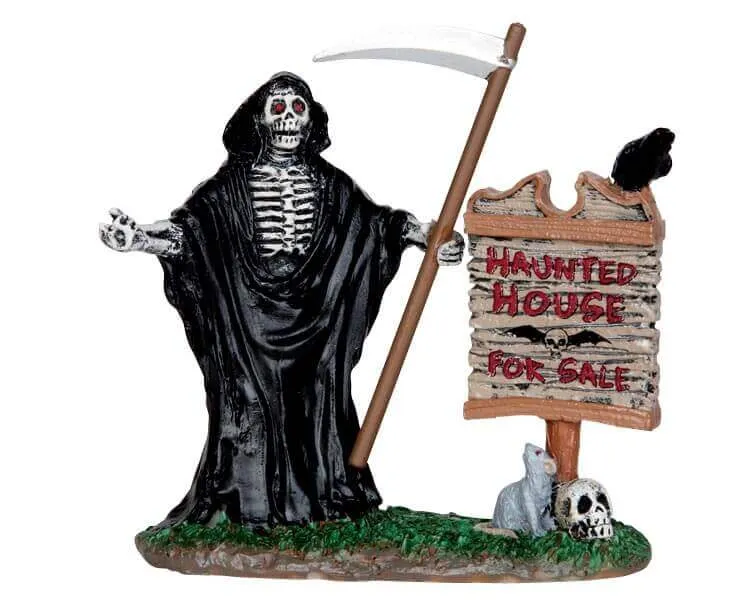 lemax-realty-sign-panneau-immobilier-miniature-spooky-town image 1