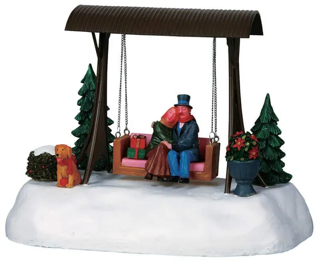 lemax-winter-romance-figurine-couple-miniature-village-de-no-l image 1