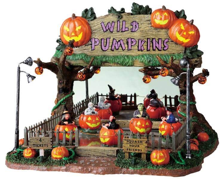 lemax-wild-pumpkin-ride-man-ge-citrouille-anim-spooky-town image 1