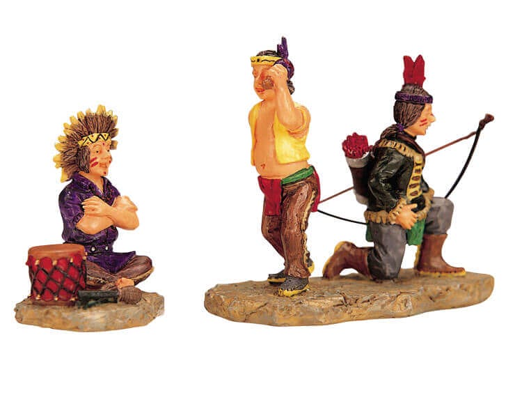 lemax-two-indians-chief-figurine-spooky-town image 2