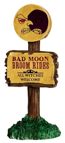 lemax-bad-moon-broom-rides-accessoire-man-ge-spooky-town image 1