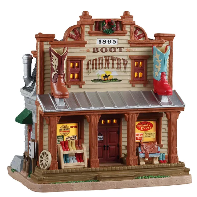 lemax-boot-country-b-timent-miniature-western-harvest-crossing image 1