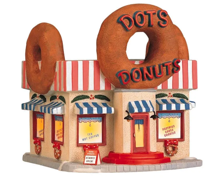 lemax-dots-donuts-boutique-donuts-miniature-village-de-no-l image 1