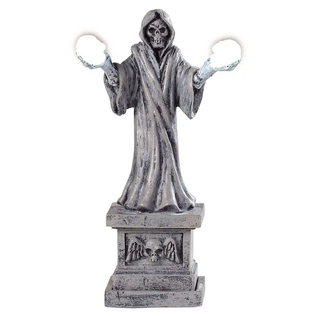 lemax-skeleton-lamp-lampe-spooky-town-halloween image 1