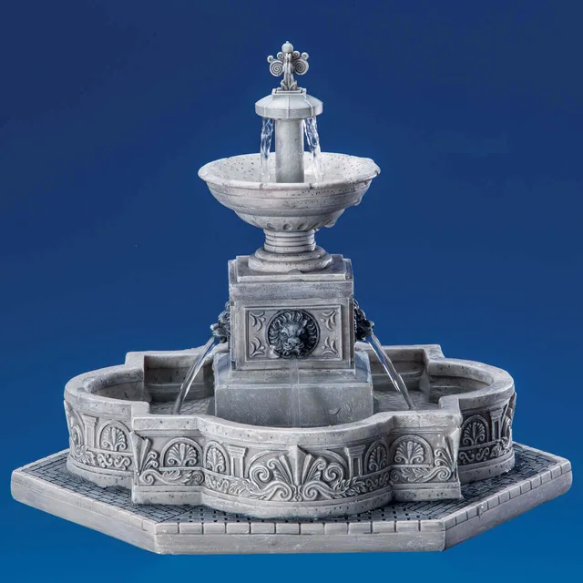 lemax-modular-plaza-fountain-fontaine-de-village image 1
