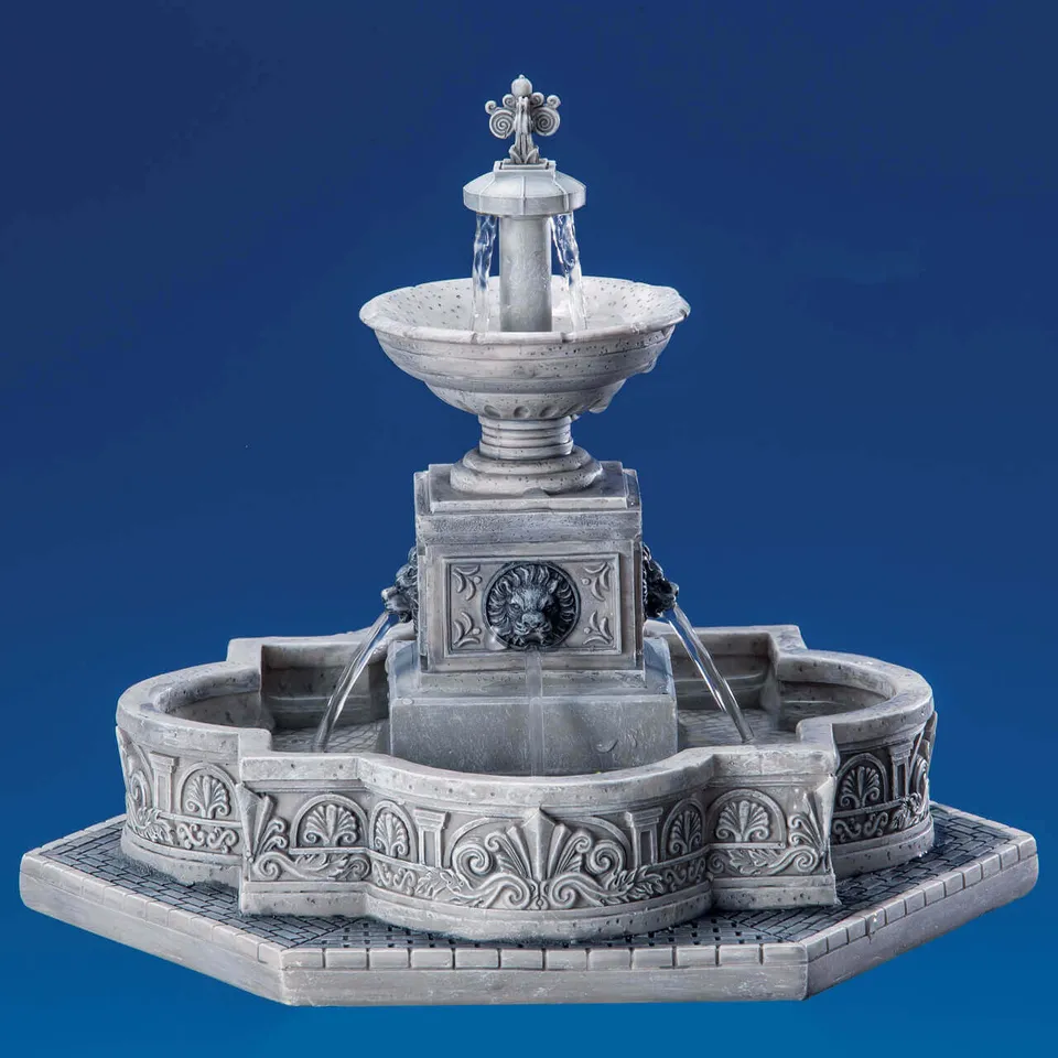 lemax-modular-plaza-fountain-fontaine-de-village image 1