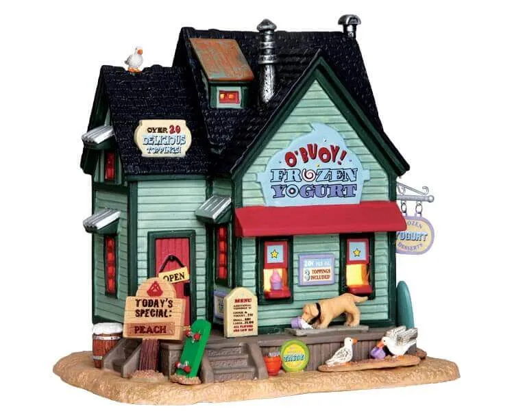 lemax-o-buoy-frozen-yogurt-boutique-lumineuse-village-de-no-l image 1