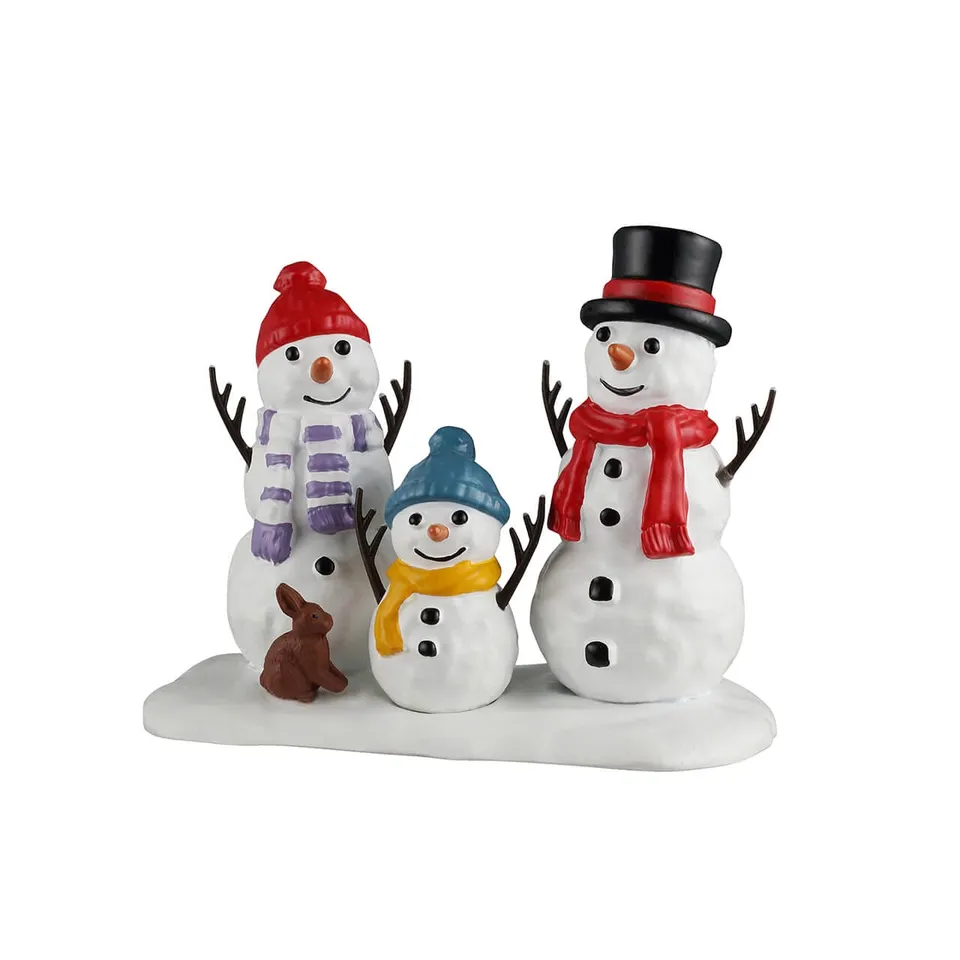 lemax-snowman-family-famille-bonhommes-de-neige-santa-s-wonderland image 1