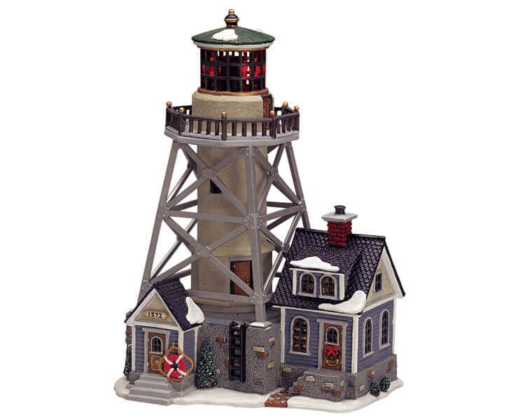 lemax-rivermouth-lighthouse-phare-miniature-lumineux-de-village-de-no-l image 1