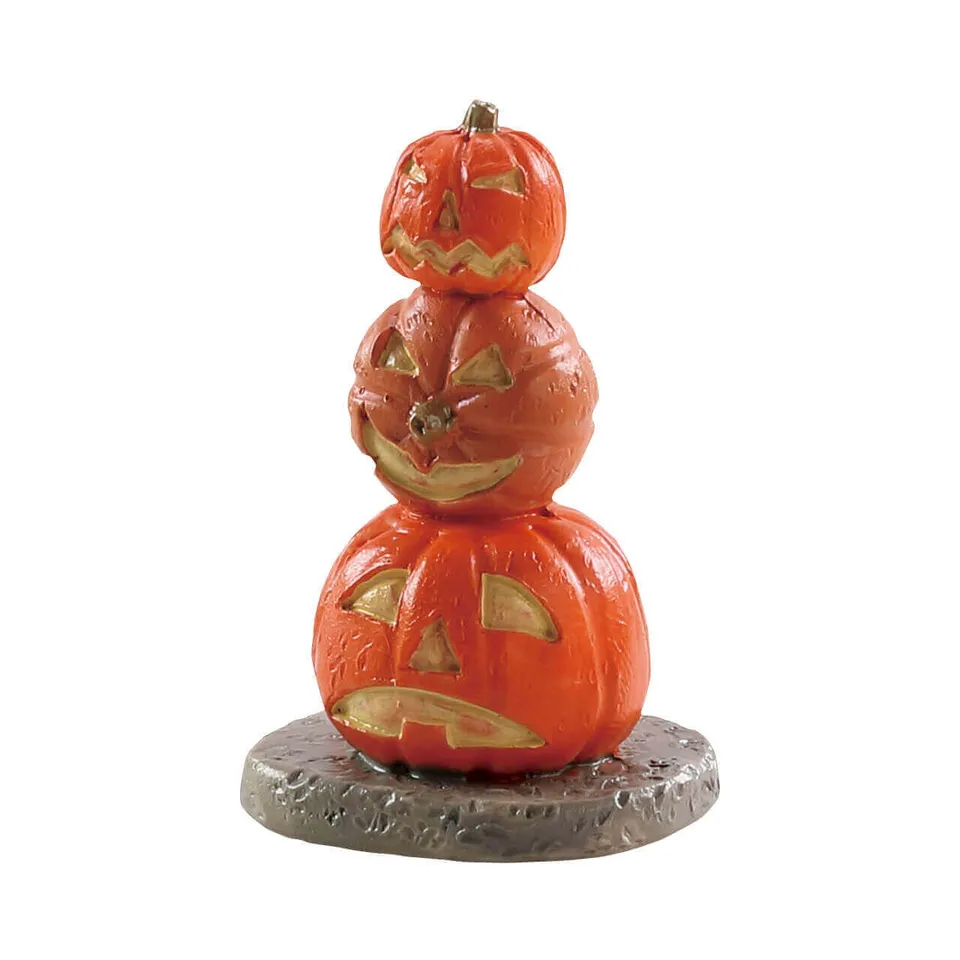 lemax-stacked-spooky-pumpkins-d-coration-citrouilles-halloween-spooky-town image 1