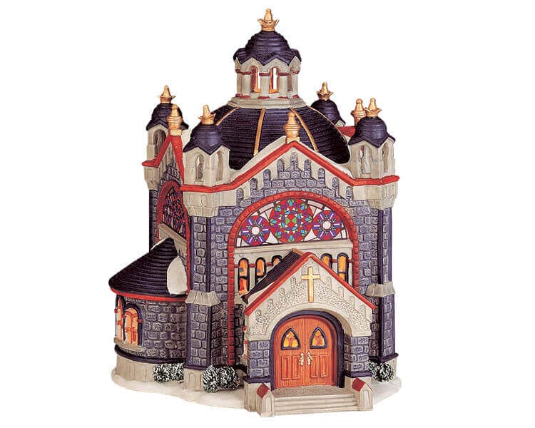 lemax-newgate-chapel-chapelle-miniature-lumineuse image 1