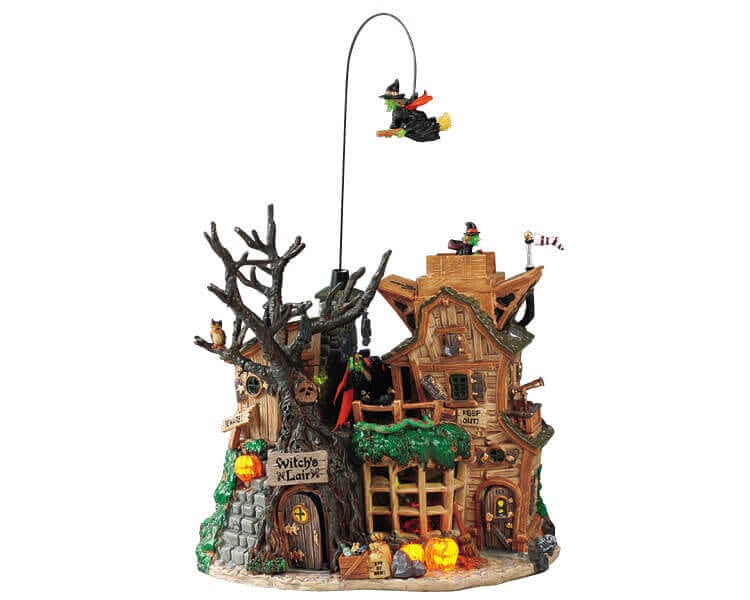 lemax-witch-s-lair-repaire-de-sorci-re-lumineux-spooky-town image 2
