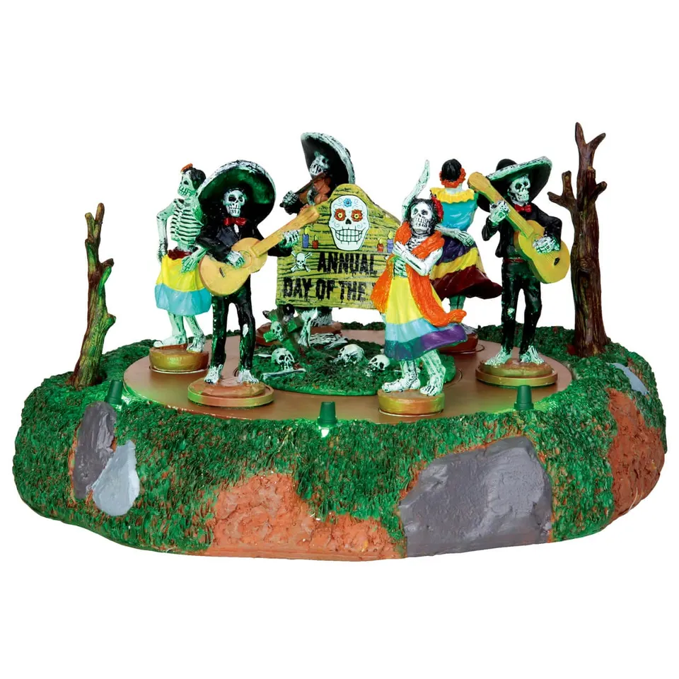 lemax-day-of-the-dead-parade-man-ge-anim-spooky-town image 1