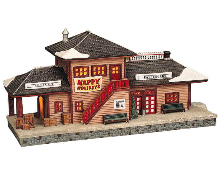 lemax-eastport-junction-b-timent-de-village-miniature-lumineux image 1