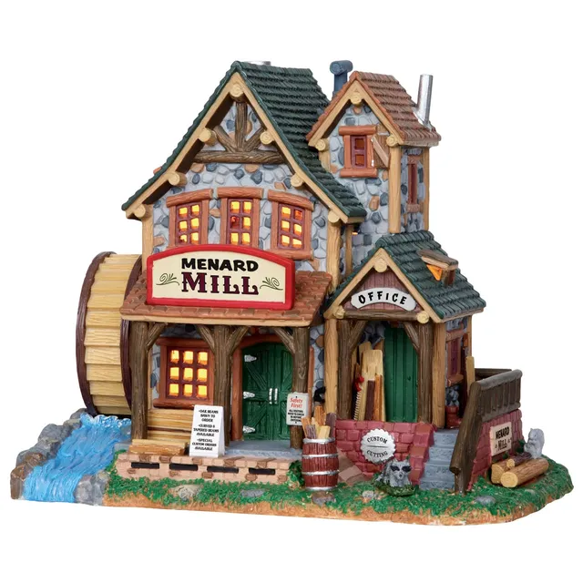 lemax-menard-mill-moulin-lumineux-village-miniature image 1