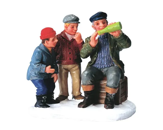 lemax-message-in-a-bottle-figurine-miniature-village-de-no-l image 1