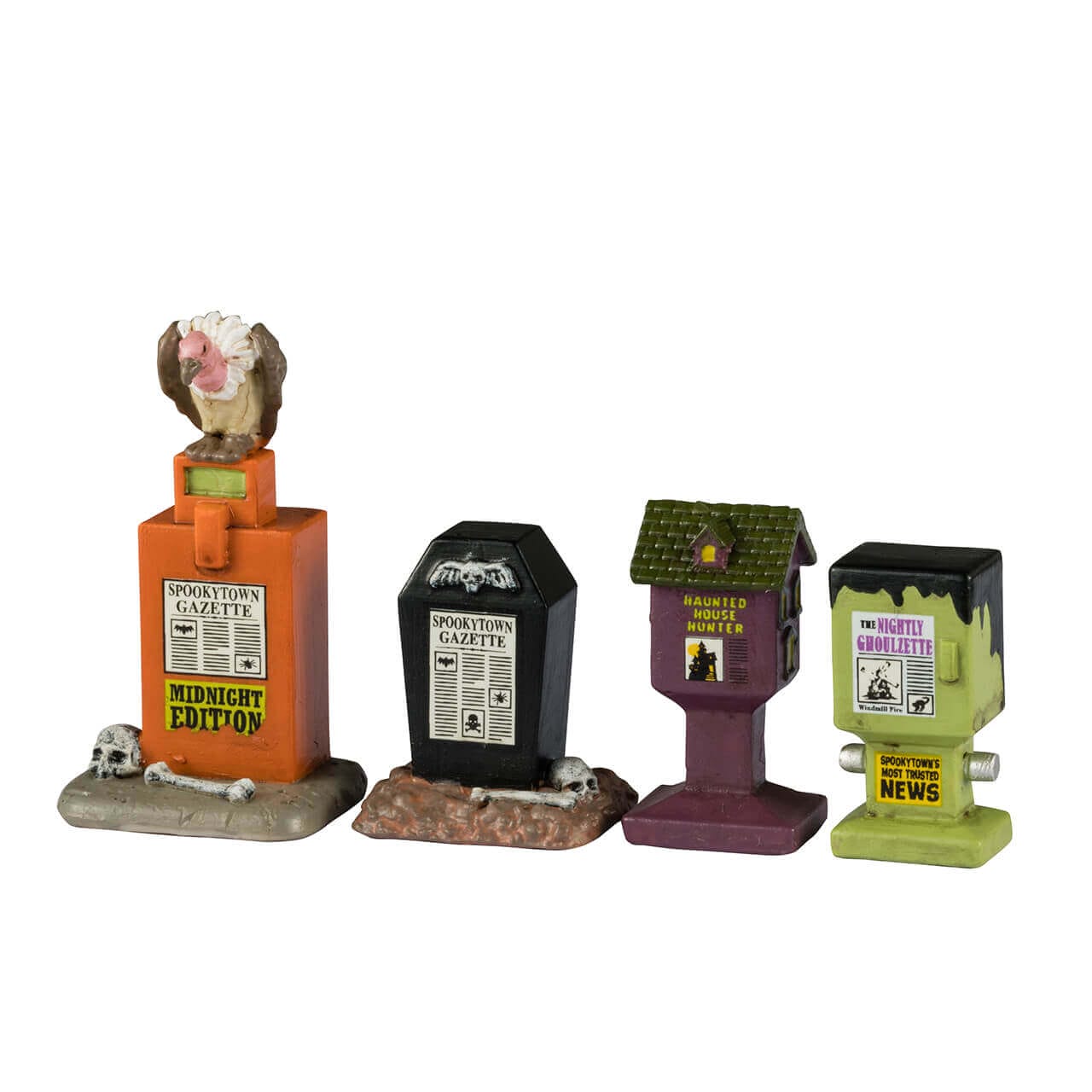 lemax-spookytown-gazette-kiosque-journaux-miniature-spooky-town image 2