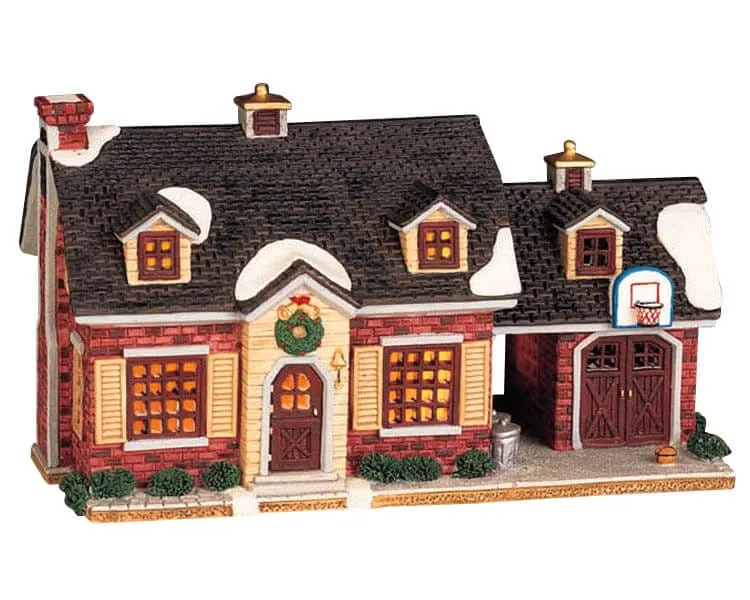 lemax-gambrel-house-maison-toit-mansard-village-miniature image 1
