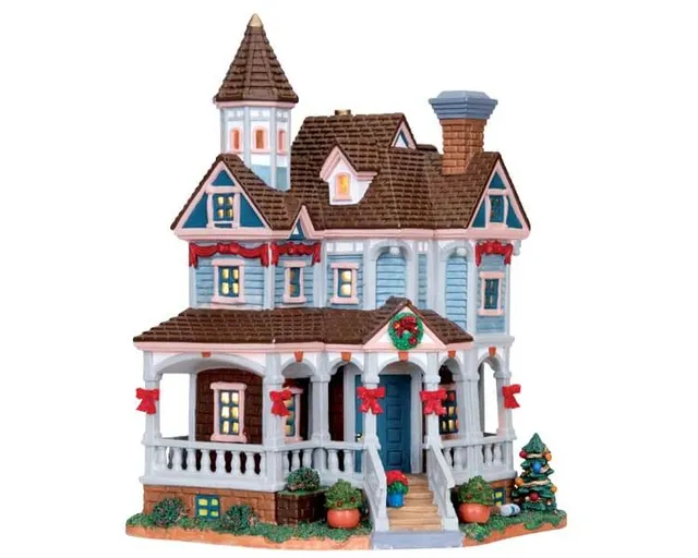 lemax-evans-residence-maison-miniature-lumineuse image 1