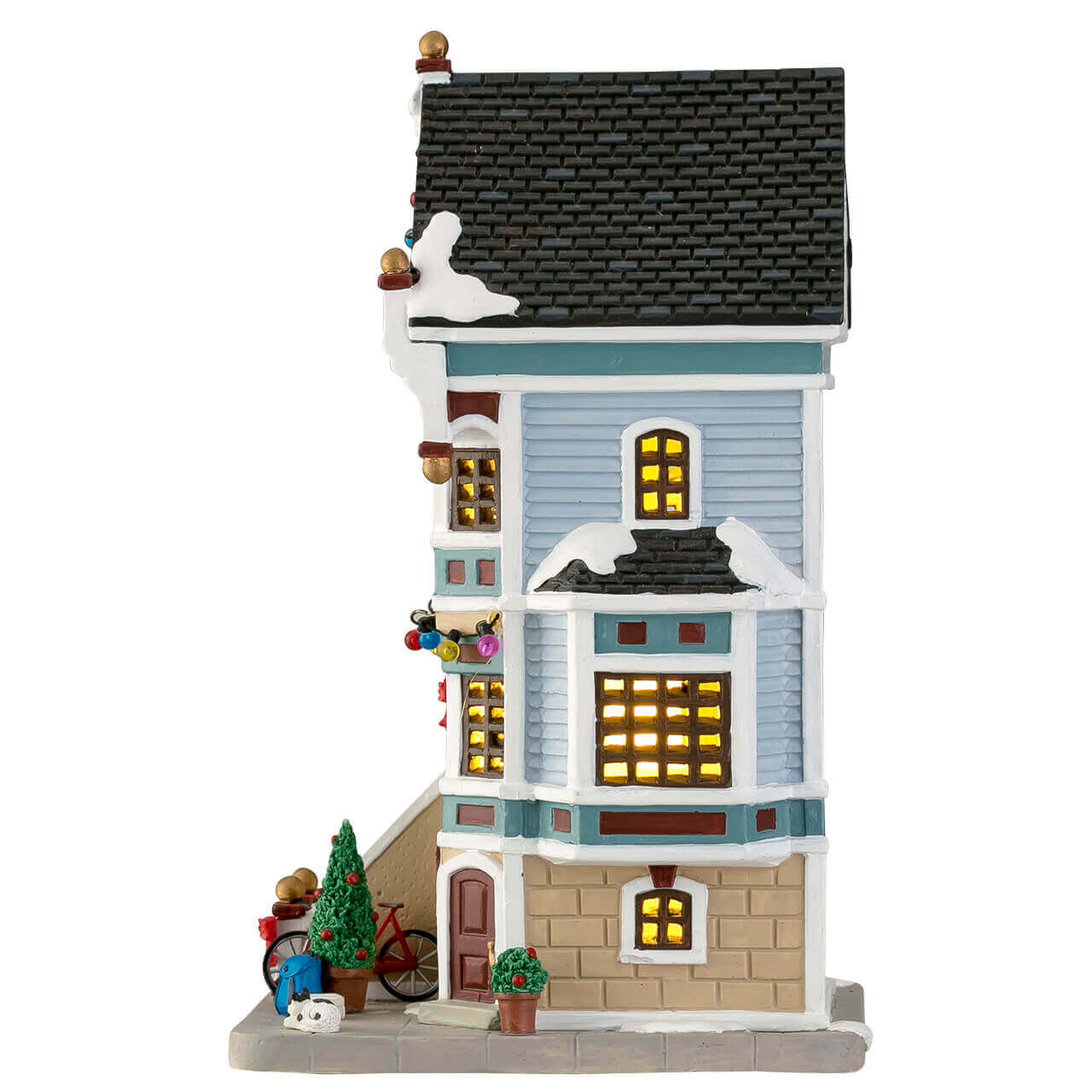 lemax-powell-residence-maison-miniature-lumineuse-village-de-no-l image 2