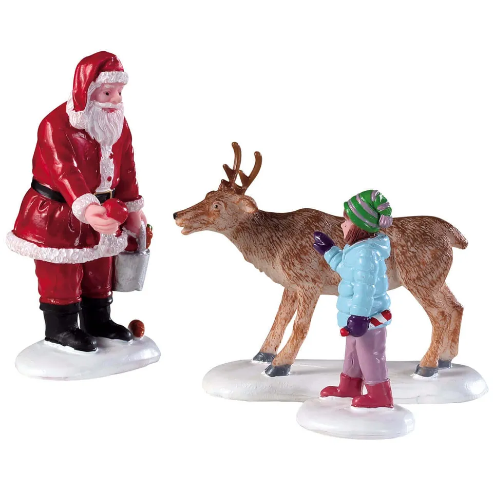 lemax-reindeer-goodies-figurines-rennes-gourmandises-vail-village image 1