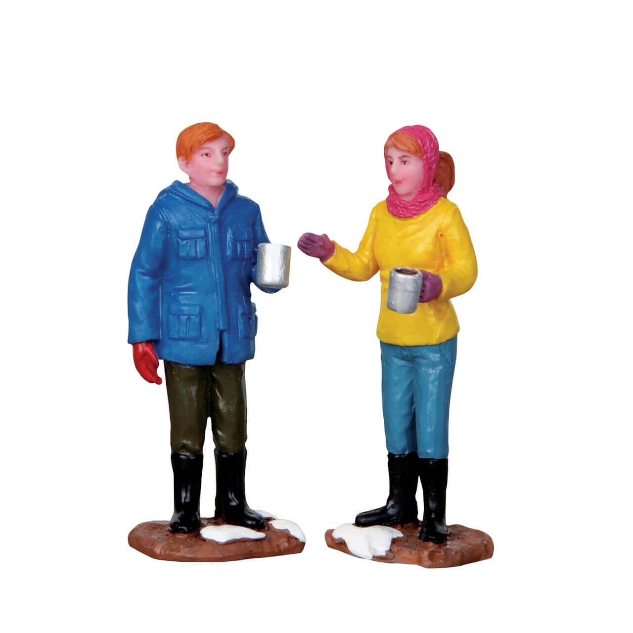 lemax-chit-chat-time-set-de-2-figurines-village-miniature image 1