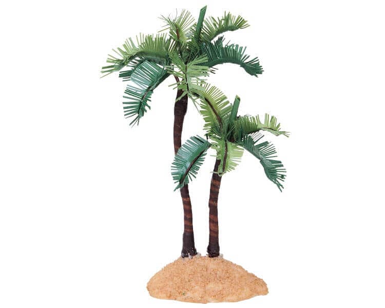 lemax-palm-trees-small-petits-palmiers-pour-village-miniature image 1