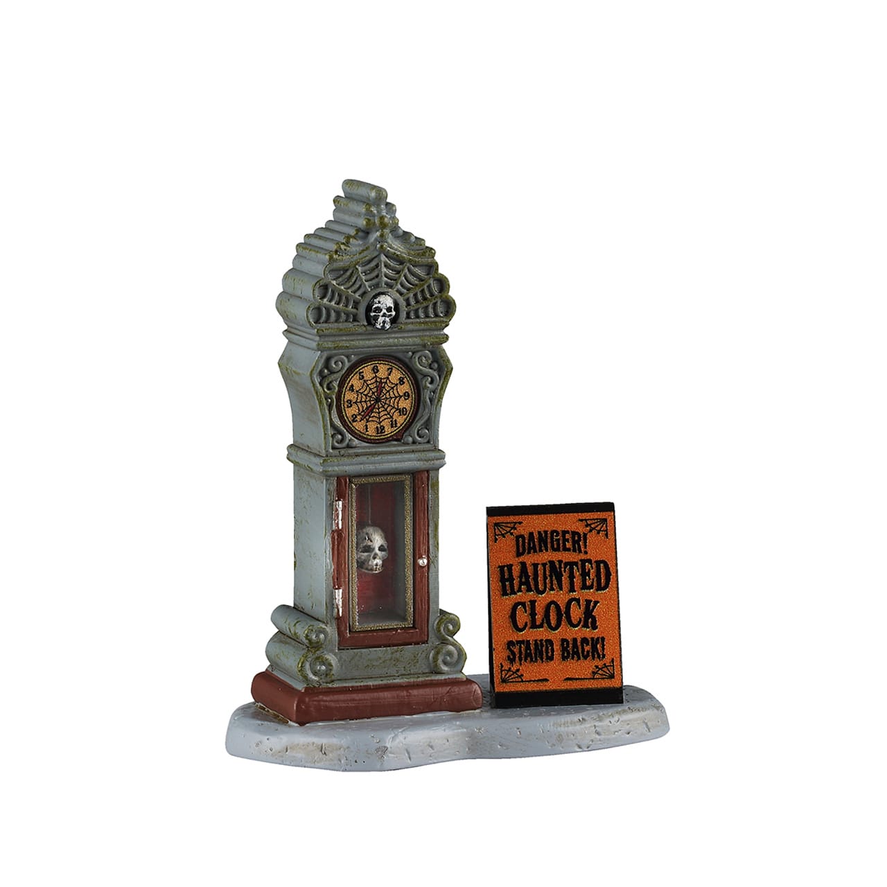 lemax-haunted-clock-quarantine-horloge-hant-e-spooky-town image 2