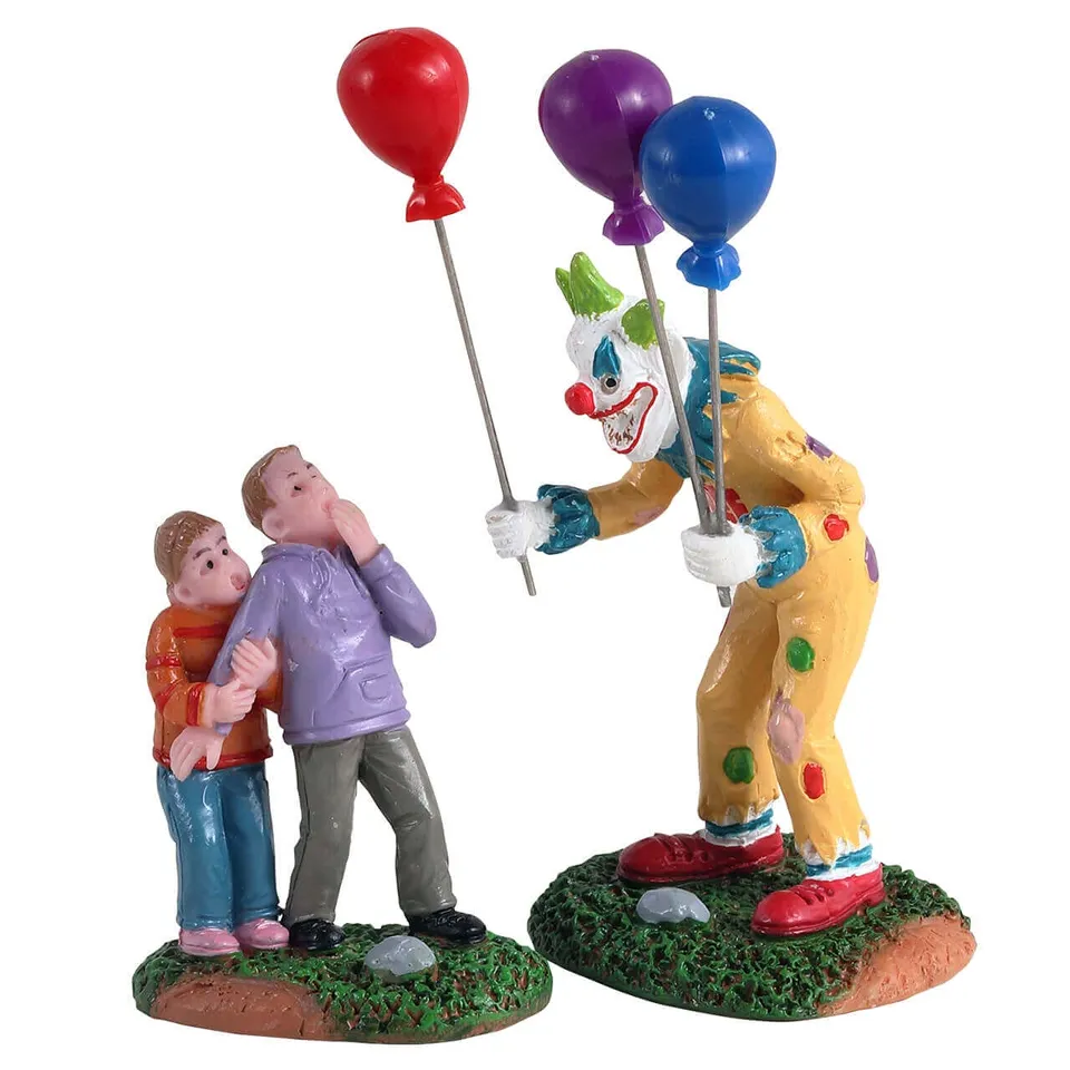 lemax-creepy-balloon-seller-set-2-figurines-spooky-town image 1