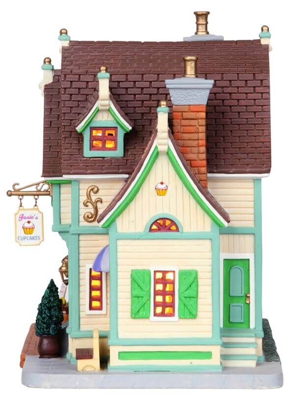 lemax-josie-s-cupcakes-boutique-gourmande-miniature-lumineuse image 3