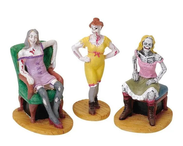lemax-brothel-women-figurines-dames-spooky-town image 1