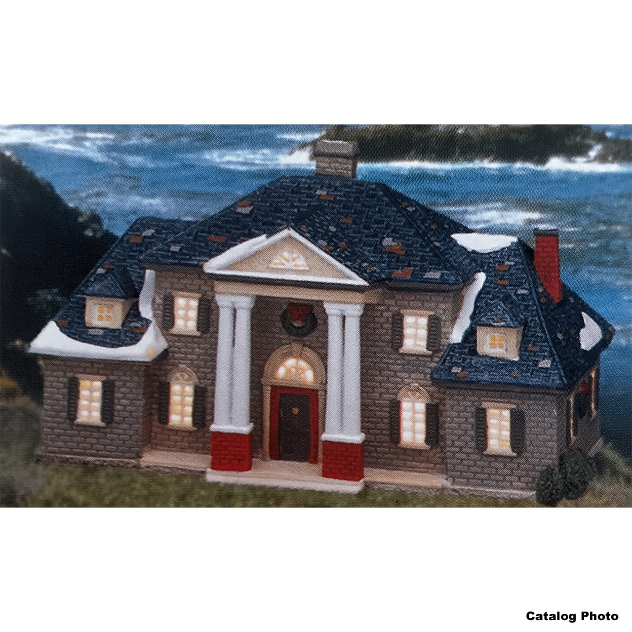lemax-brewster-mansion-maison-hant-e-miniature-pour-village-de-no-l-et-halloween image 1