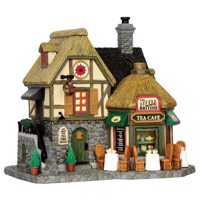 lemax-the-little-british-tea-cafe-b-timent-lumineux-village-de-no-l image 1