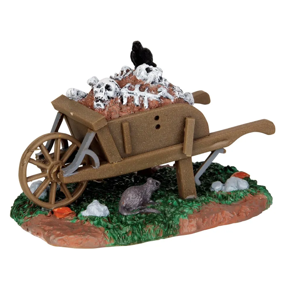 lemax-scary-wheelbarrow-accessoire-spooky-town-halloween image 1