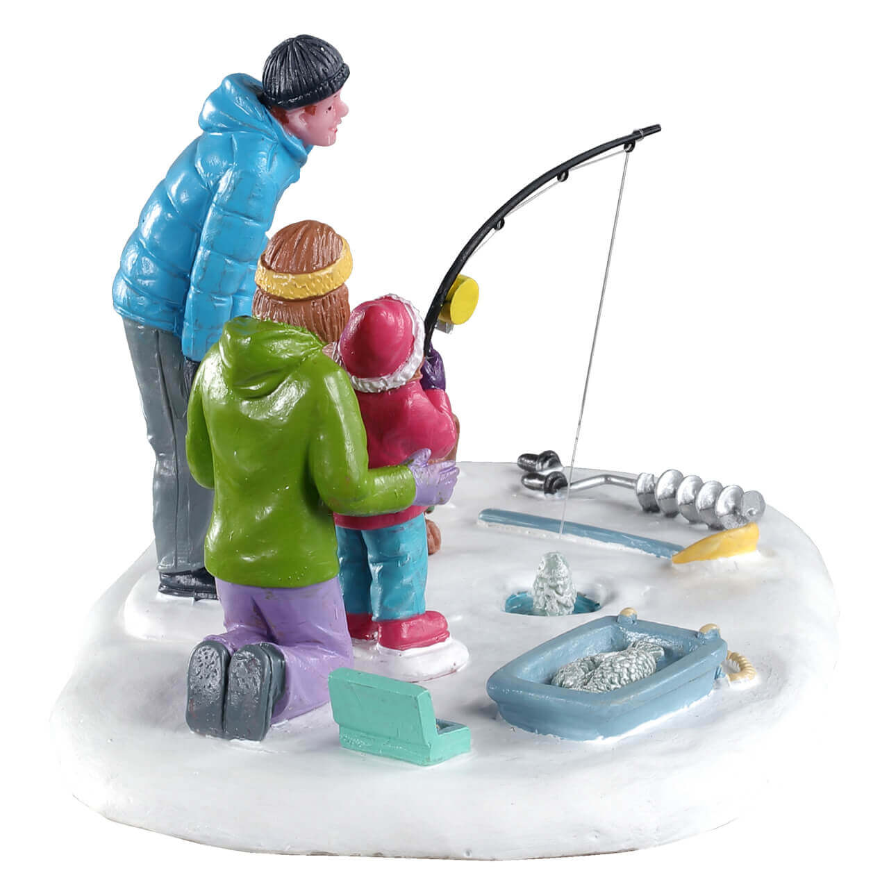 lemax-her-first-fish-sc-ne-p-che-sur-glace-famille image 2