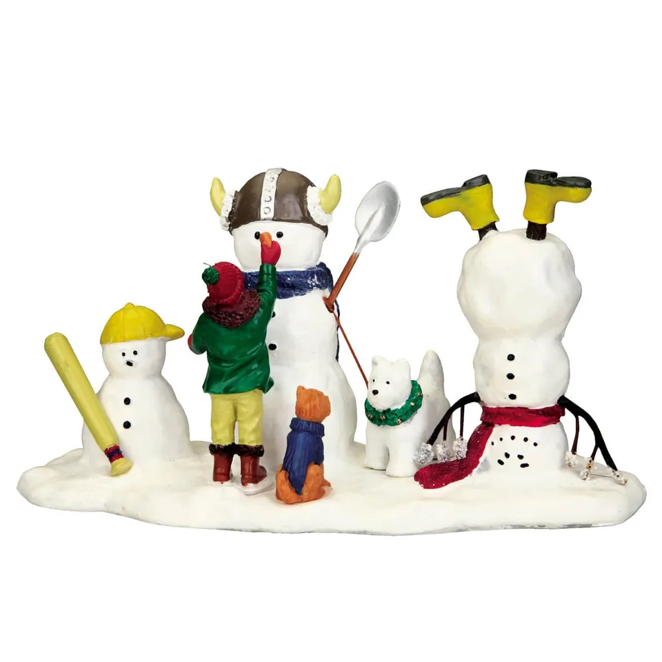 lemax-new-friends-to-play-with-figurine-bonhommes-de-neige-vail-village image 1